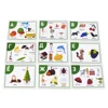 Kindergarten Enlightenment Early Learning Russian Alphabet Words Cards Cognitive Baby Development games for children Flashcard 2