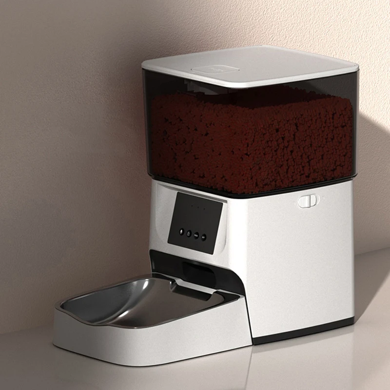 

Rechargeable Automatic Cat Feeder Single Meal Quiet Wireless Design Personalized Cat Feeder No Smell Comedero Gatos Cat Feeder