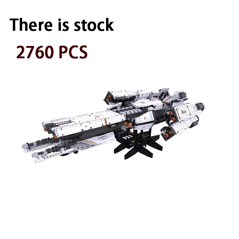 75347 Jupiter Dawn Giant Cetus Spaceship 2760Pcs Giant Battleship Ornament Model Building Blocks Giocattoli Educativi Per Bambini