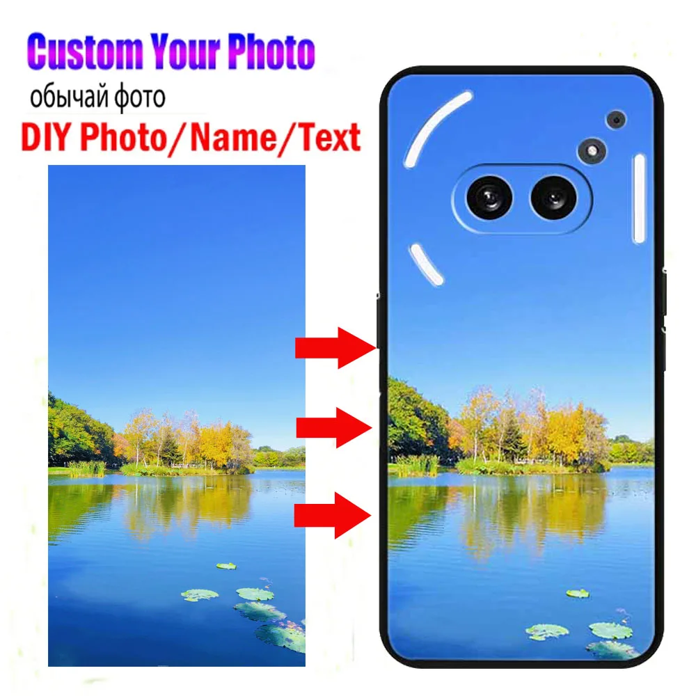 맞춤형 포토 케이스 Nothing Phone 2A 실리콘 커버 A142 DIY 사진 디자인 Nothing Phone 3A Pro 3 케이스 이미지 이름