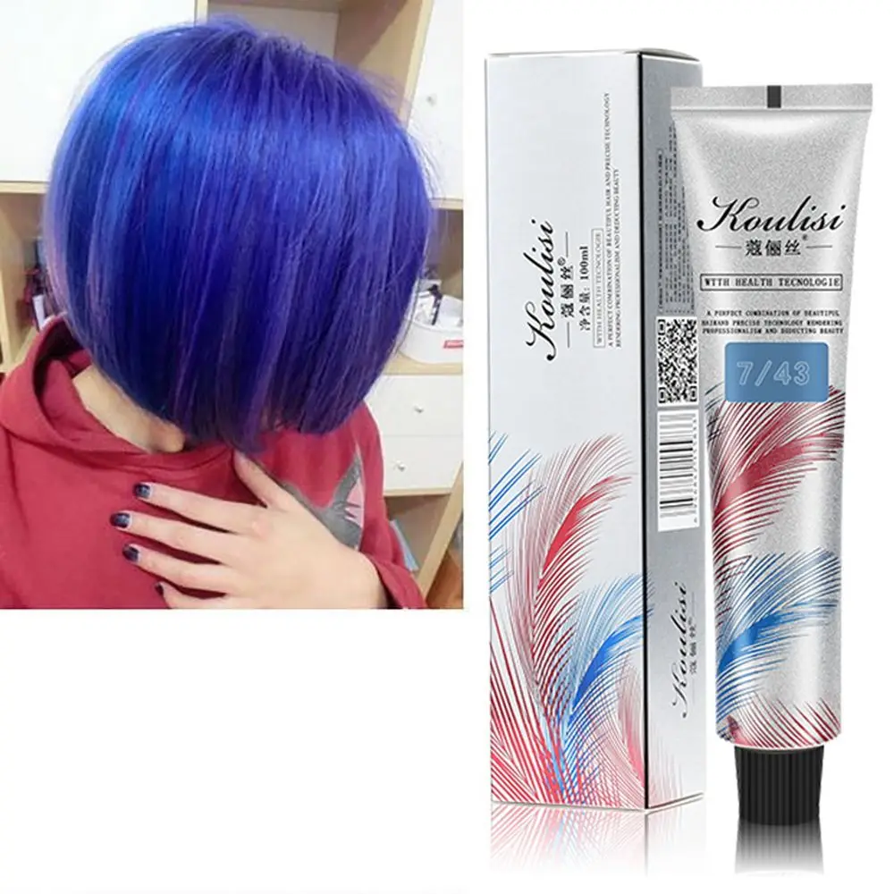 1pc 50/92ml Colored Hair Dye Tint Semi Permanent Hair Coloring Cream Hair  Care Styling Tools For Women/men Easy To Use - Hair Color - AliExpress