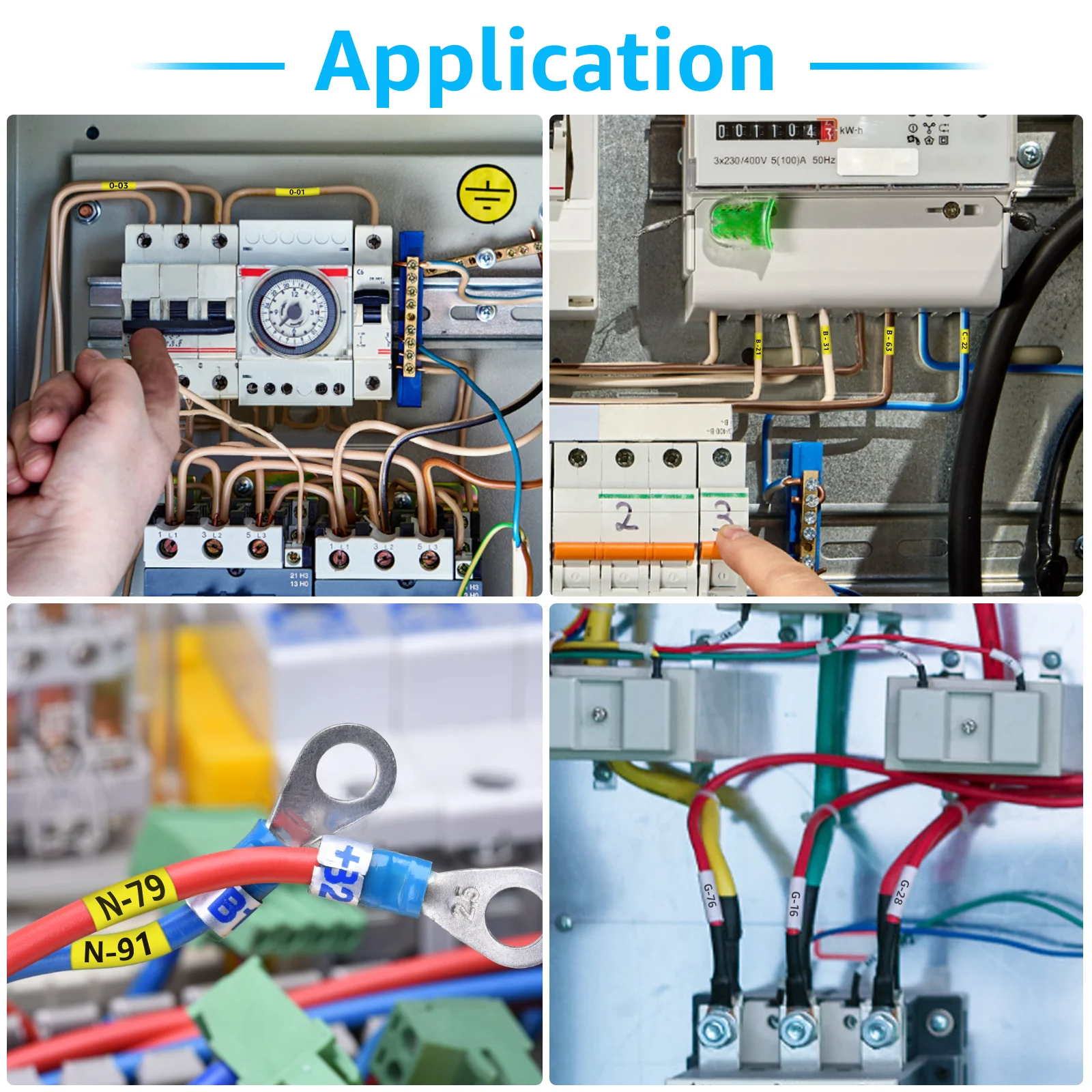 열 수축 튜브 라벨 테이프, 브라더 Hse-231 Hse-221 211 241 251 hse 611 631 621 호환, P-터치 라벨 프린터용, 1 개