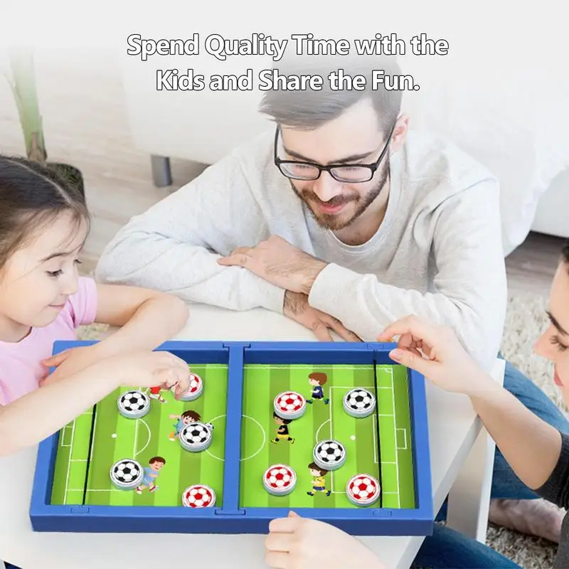 

Fast Sling Puck Game Desktop Paced Battle Toy Foosball Winner Board Parent Child Interactive Chess Toy For Family Game Night