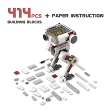 

MOC C4923 Universe Space Intelligent Fallen War Command Robot Building Block Bricks Model Set Craft Decoration DIY Toys Kid Gift