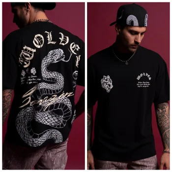 NO WEAPON SHALL PROSPER PREMIUM OVERSIZED UNISEX TEE IN BLACK 230GSM Cotton T-shirts for Men's and Women's Streetwear Tops Tee 1