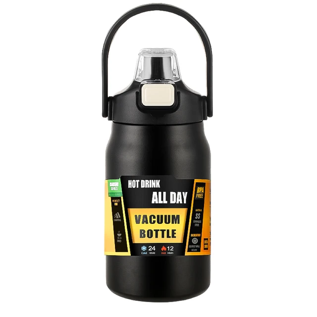 SUS304 Stainless Steel Thermos Portable Tumbler Vacuum Flasks Cold and Hot Sports Water Bottle 3