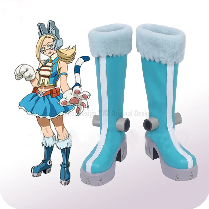 

My Hero Academia Boku No Hero Akademia Pussy Cat Pixie-Bob Cosplay Shoes Boots Halloween Party Cosplay Costume Accessory