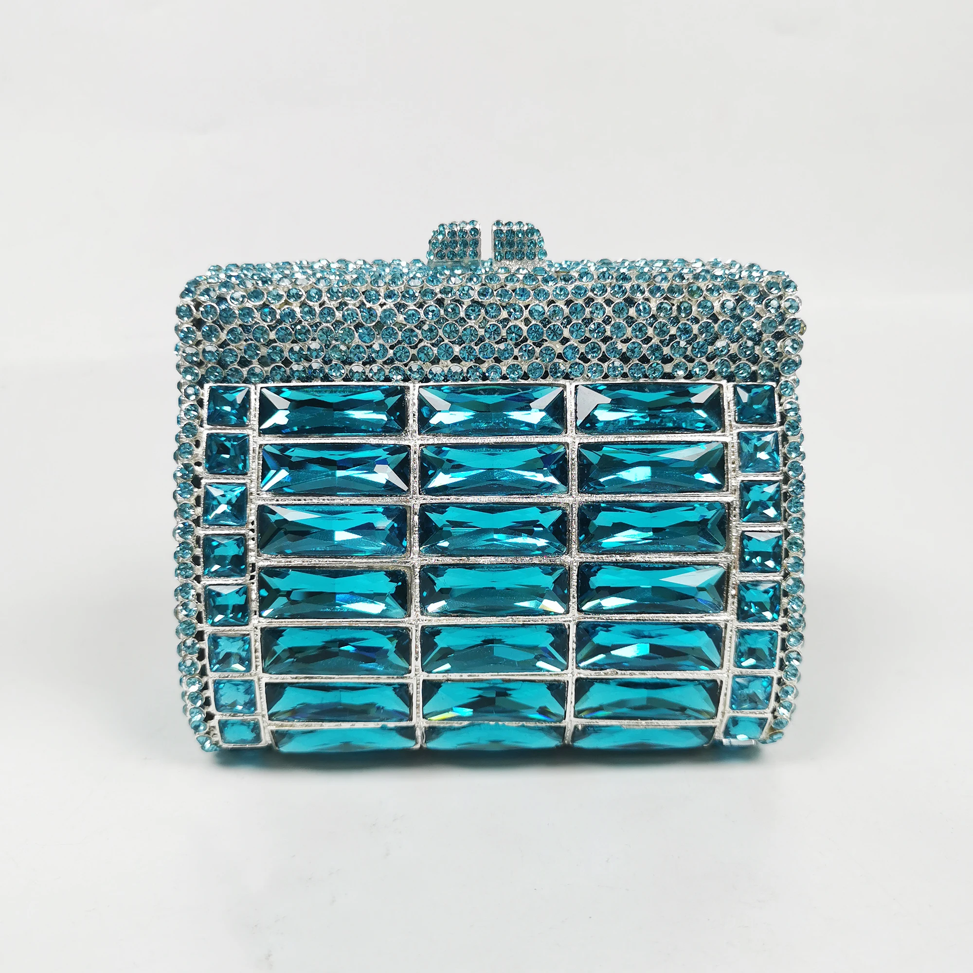 XIYUAN Colorful Glass Diamond Gala Handbag Rhinestone