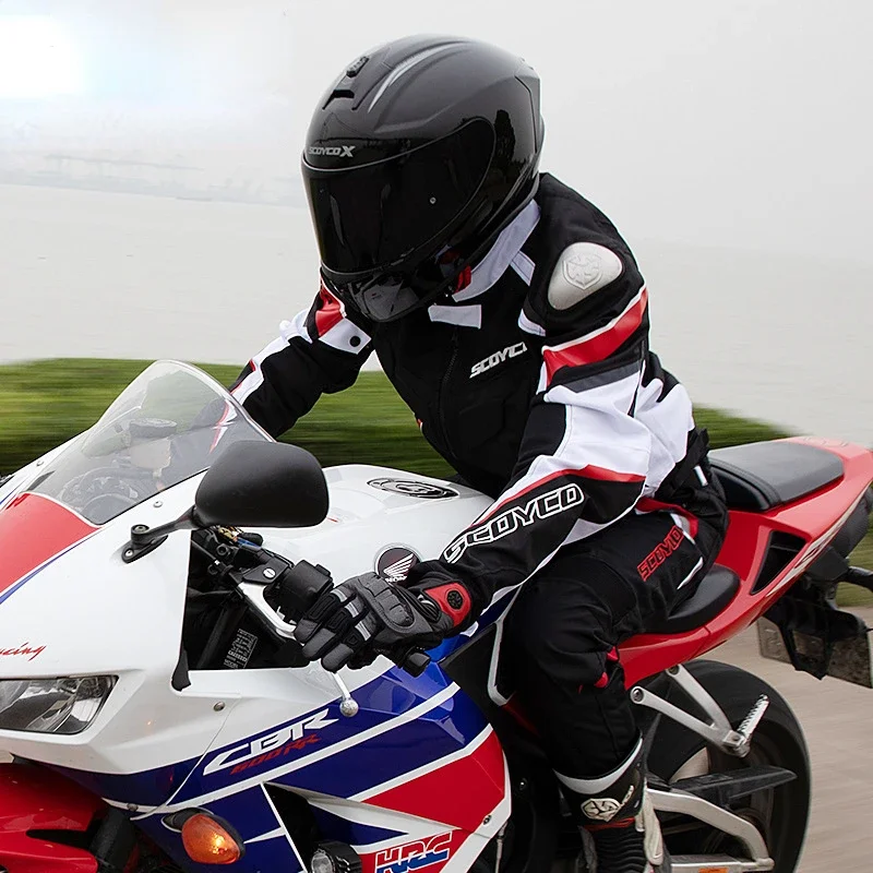 

Motorcycle Racing Suit for Men and Women Safety Protective Breathable Clothing Summer Anti-fall Outdoor Riding Jacket