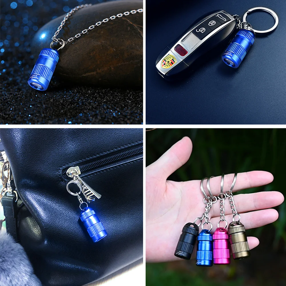 Mini Flashlight TANK007 E15 100LM LR44 Coin Cell Battery Pocket LED Light IPX7 Waterproof Portable Torch led flashlights mini led flashlight led torch light