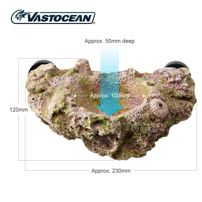 Fish Tank Ornaments Fish Tank Decorations Aquarium Ornaments Mini Landscape Ornaments VASTOCEAN Resin Suspension Anemone Nest Magnetic Nipple Anemone Nest Carpet Marine Aquarium Aquascape Stone