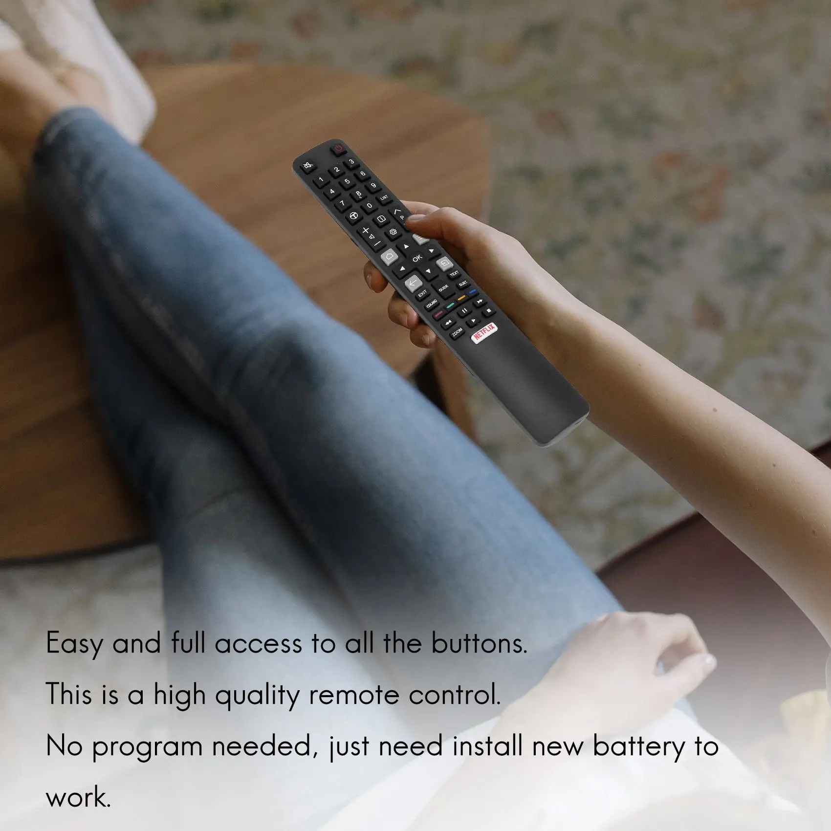 TV Remote Control For TCL ARC802N YUI1 49C2US 55C2US 65C2US 75C2US 43P20US