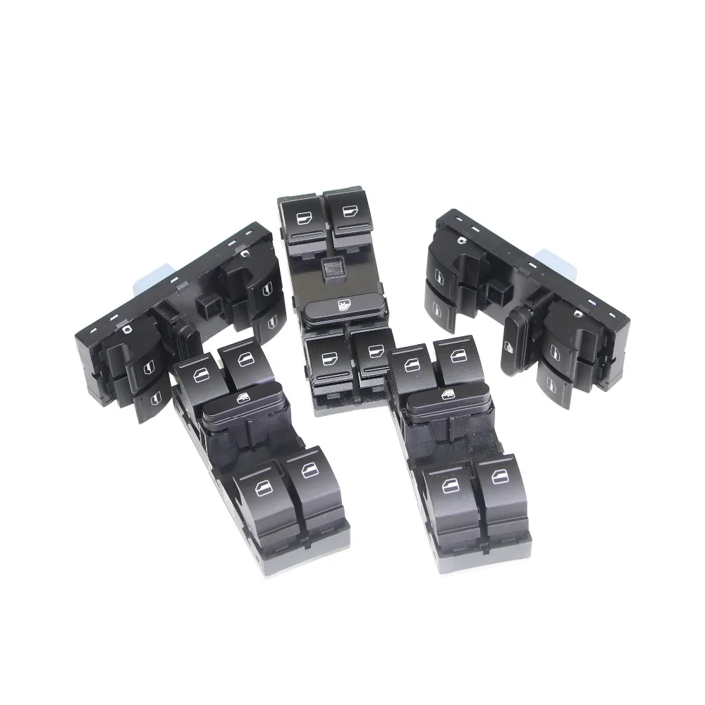 

5PCS Four Button Master Window Switch Button For VW Golf 5 Golf 6 Jetta MK5 Mk6 Tiguan Touran Passat B6 B7 1K4 959 857B