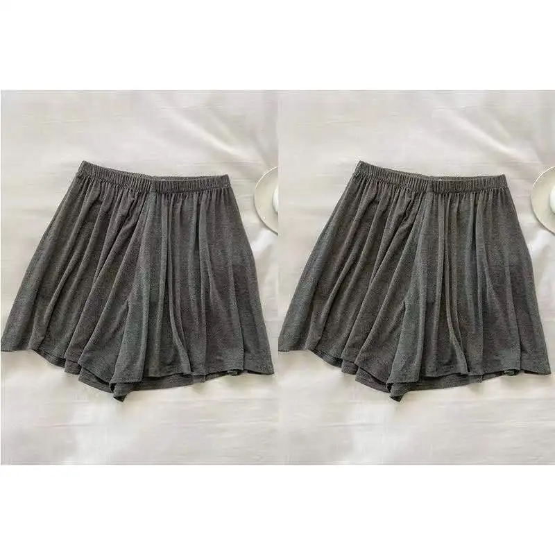 Description Picture 5 of itemSummer Women's Shorts Modal Breathable Solid Color Sports Fashion Casual High Waist Shorts Super Lightweight Home Clothes