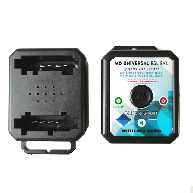 ESL ELV Steering Lock Emulator For VW Crafter Dodge Freightliner Vans Benz W169 W202 W203 W209 W210 W211 W639 W906 With Sound