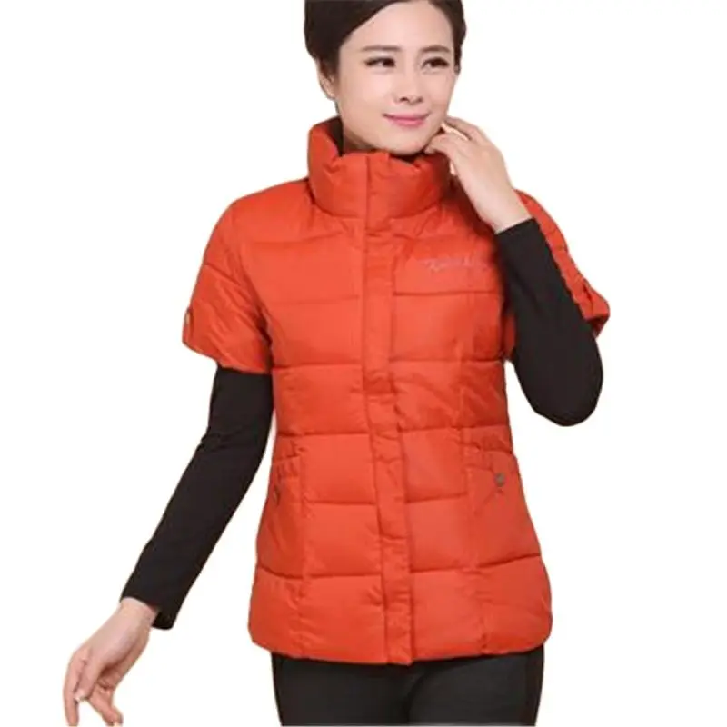 

Woman Autumn Hot Sale Thick Down Vest Female Spring Warm Down Waistcoat Women Winter Warm Bas vests Down Jacket