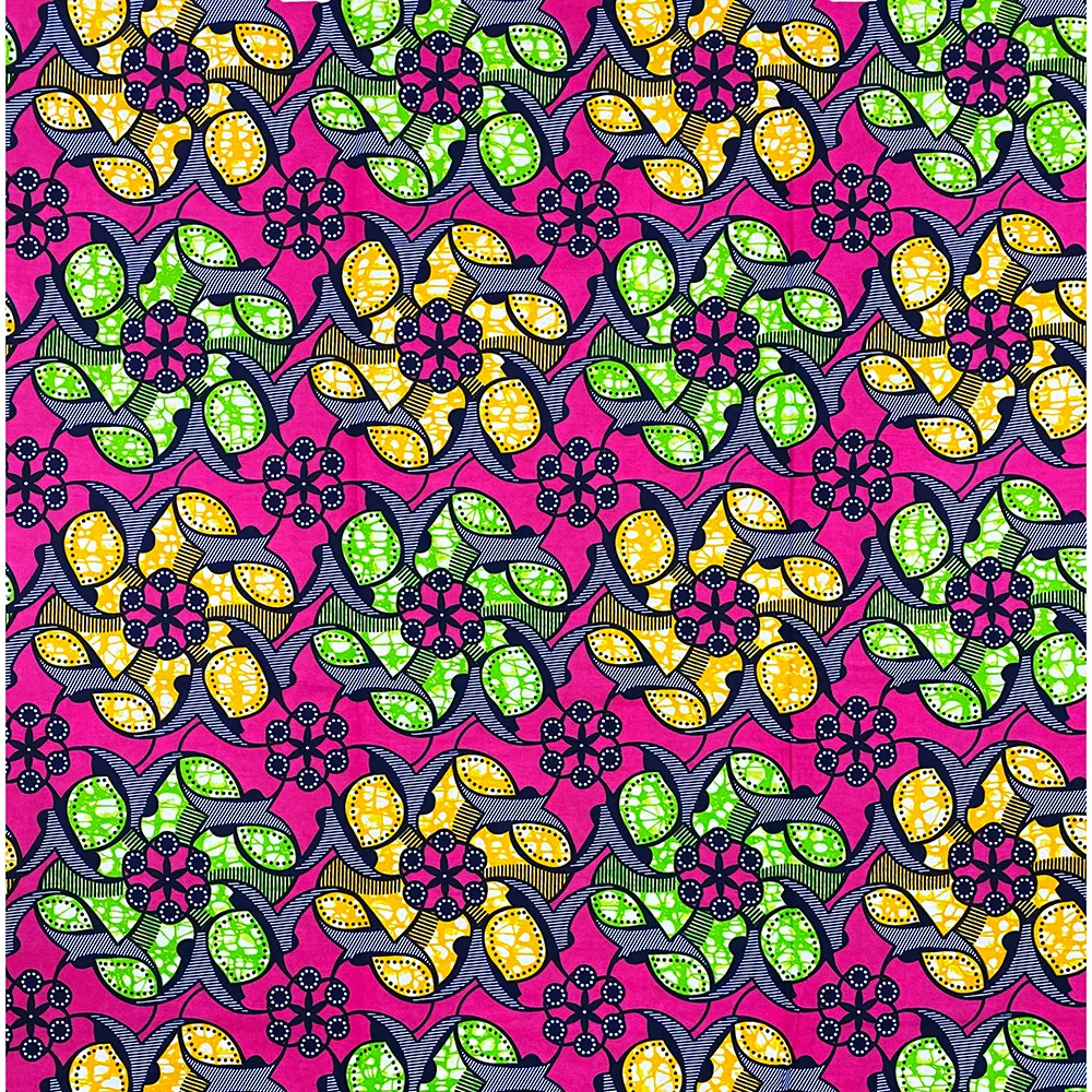 New Best African Wax Fabric fashion Ankara Polyester Material For Sew 6yards