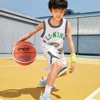 18/21/24cm Silent Basketball High-Resilience Bouncing Mute Ball Size 3/5/7 Training Foam Ball for Various Indoor Activities 3