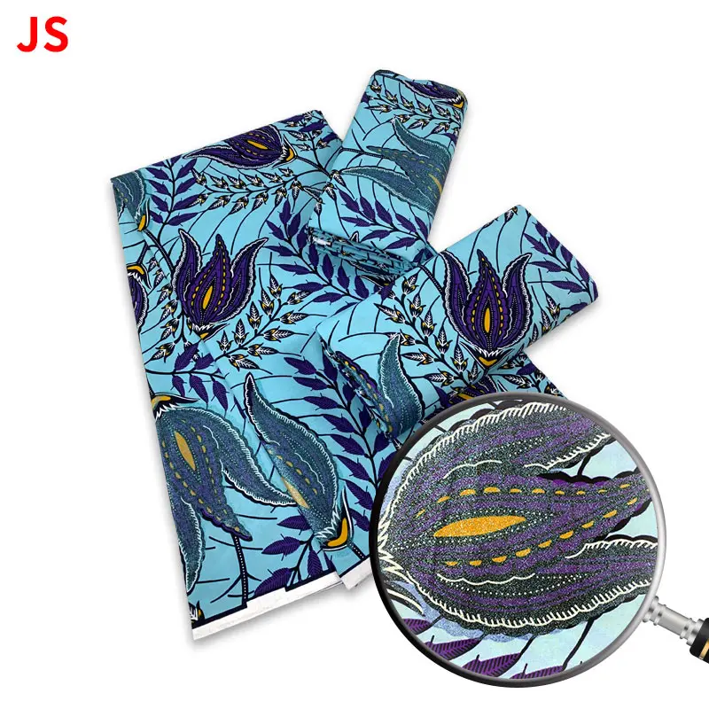 

2023 New Design 100% Cotton Top Quality Holland Golden Wax African Fabric For Wedding Dress Making Craft Loincloth Y6