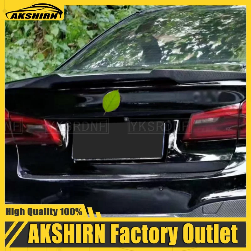 M4 Style Real Carbon Spoiler Rear Wing For Bmw 5 Series G30 2017 ...