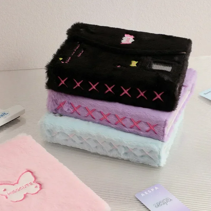 Kawaii Fluffy Envelope Shape Plush A5 Photocard Binder Collect Book Idol Photo Card Holder Photocard Album 6