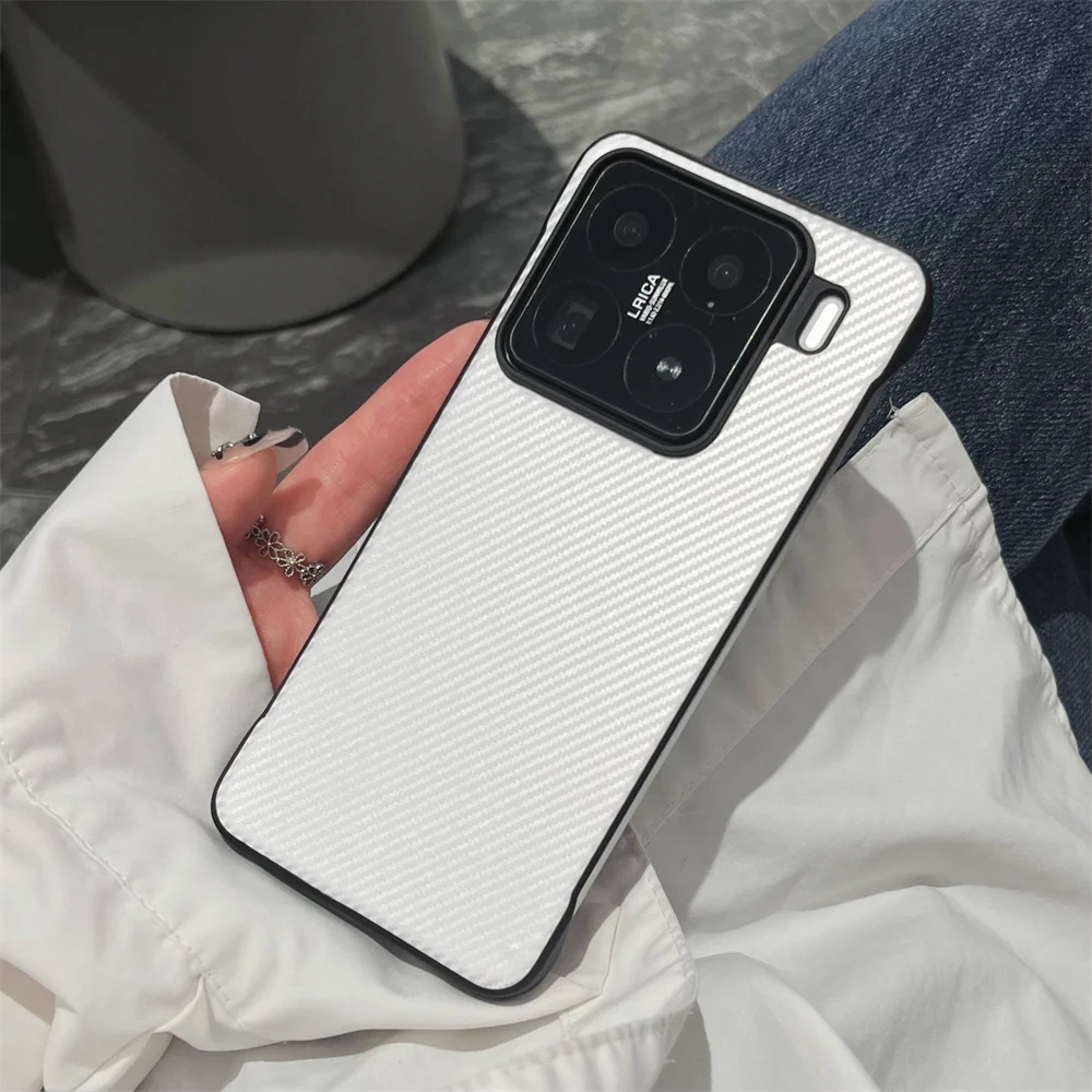 Frameless Carbon Fibre Matte Shockproof Slim Hard Case Bumper Cover