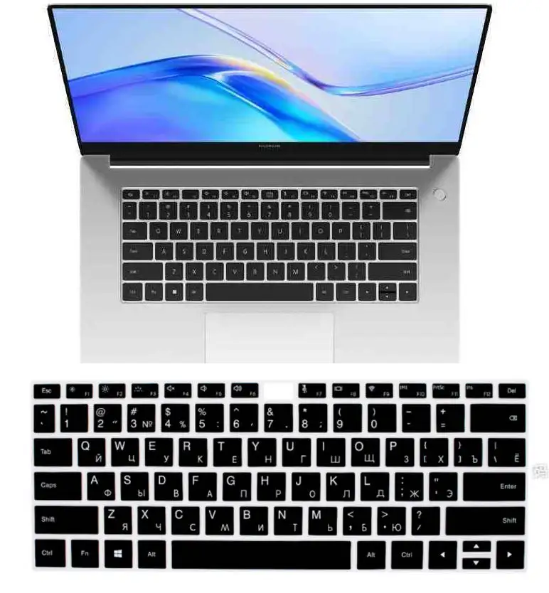 Cover Per Tastiera Per Laptop In Silicone Spagnolo/Inglese/Coreano Per Honor Magicbook X14 14 "2022 2021 Magicbook X15 15.6"