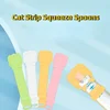 Pet Feeder Spoon Cat Strip Squeeze Spoons Hangable Cat Feeding Spoon for Cat Wet Food Treats Liquid Snack Feeding 1