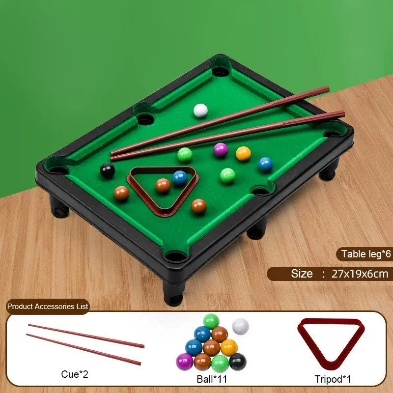 Mini Pool Table Game Tabletop Desktop Sports Billiards Board Party Game Mini Tabletop Set Speelgoedcadeau Voor Ouder Interactive
