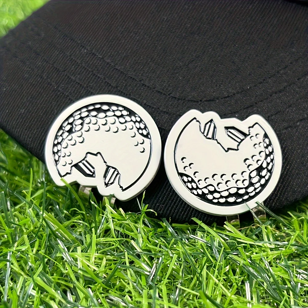 Magnetic golf cap clip versatile and durable with a simple and personalized style perfect gift for golf enthusiasts