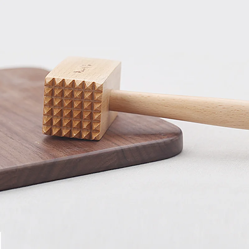 Meat Tenderizer Meat Hammer Wood Meat Tenderizer Mallet Kitchen Cooking Utensils