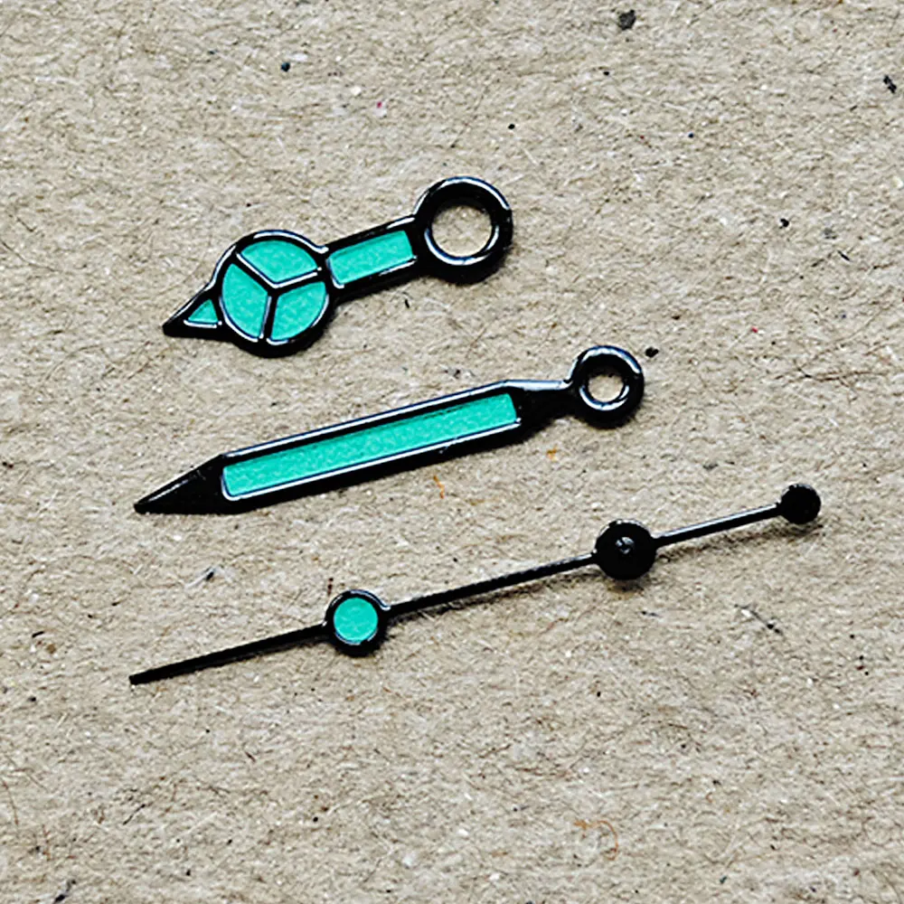 Watch Hands for NH35 NH36 4R 7S Movement Green Luminous Diving Watches Pointers watch accessories