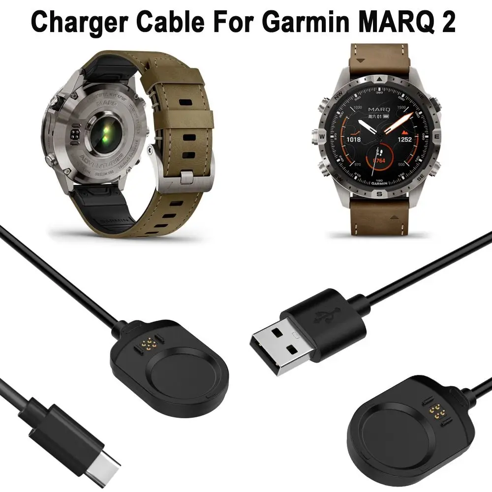 Caricabatterie per Garmin MARQ 2 USB-C e cavo di ricarica per MARQ2