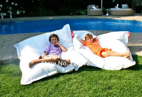 Large Size Swimming Pool Modern Oxford Leisure Reclining floating bean bag Beanbag Sofa,outside garden folding bean seat