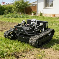 Personalized Customized Ce Epa All Terrain Lawn Mowing Robot With Rubber Tracks And Multi Functional Remote Control