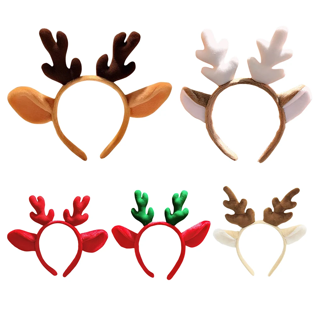 Reindeer Antlers Headband Antler Headband Reindeer for Women Holiday Party Decorations