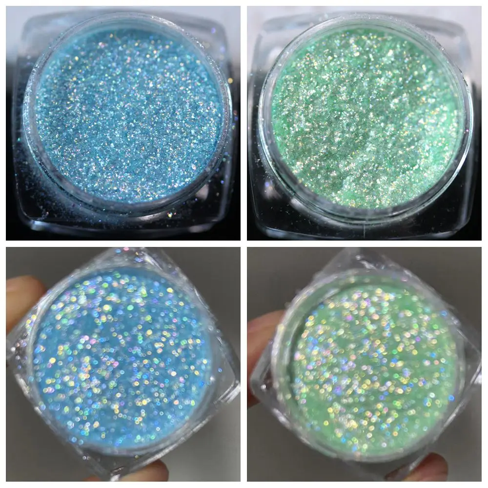 Natural Cosmetic Grade Blue Green Flash Pigment for Soap Dye Lip Gloss Nail Polish Makeup Epoxy Resin Candle Making Bath Bombs