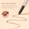 QIBEST Glitter Eyeshadow Stick Diamond Shimmer Waterproof Long Lasting 12 Colors Shiny Highlighter Makeup Eye Shadow Pencil 4