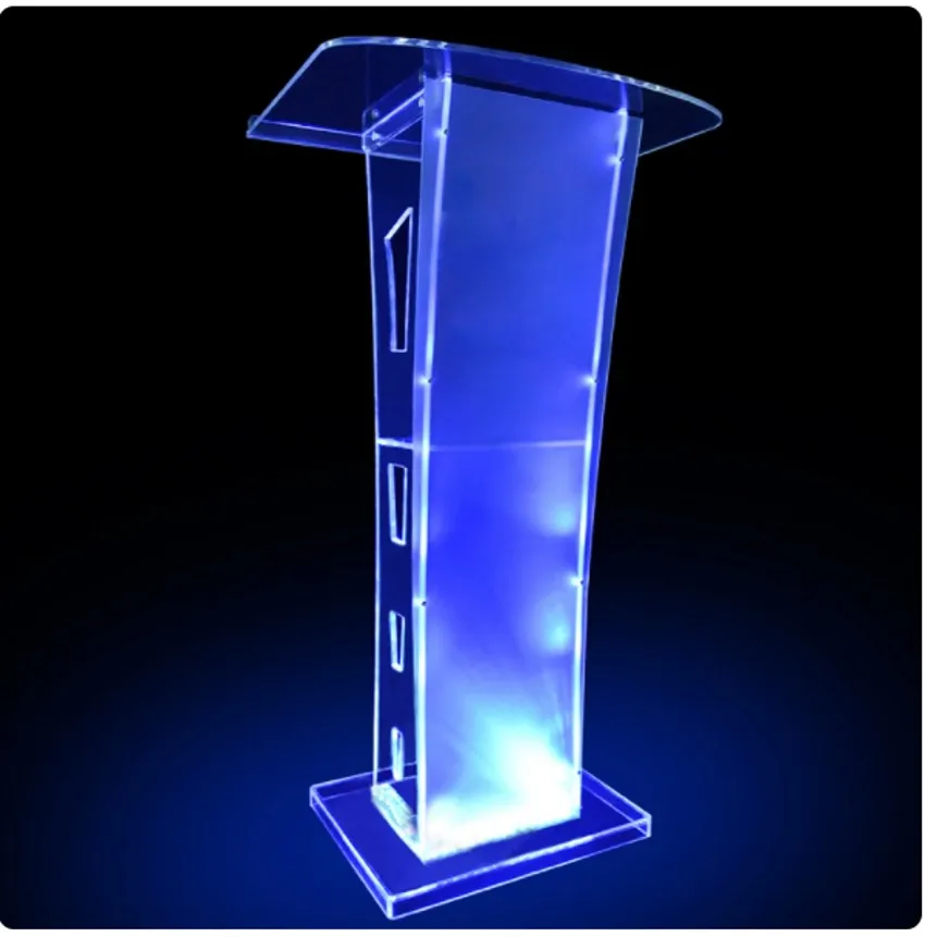 

Removable Acrylic Standing Stage, Welcome Stage, Conference Stage, Colorful Discoloration, Party
