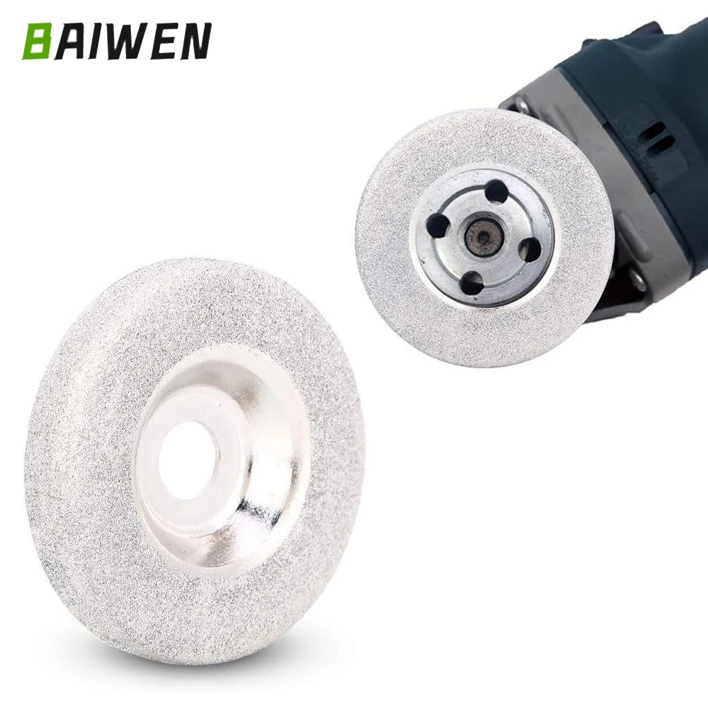 1/3pcs 2'' Diamond Grinding Wheel Emery Milling Cutter Sharpener Angle Cutting Disc Rotary Tool for Cutting Trimming