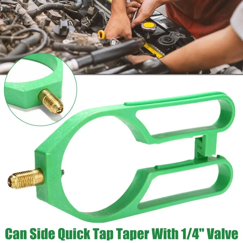 

R134A Car A/C Refrigeration Can Side Quick Tap With With Tool SAE Valve Inch 1/4 Mount Side Tapping Auto Conditioner Air