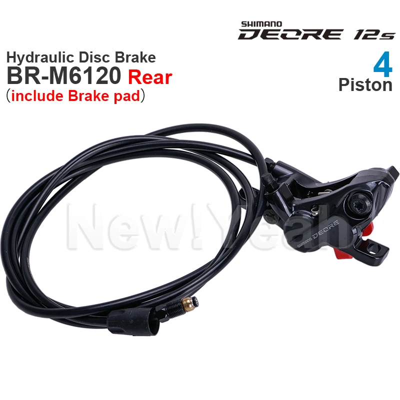 Shimano deore油圧ディスクブレーキレバー,キャリパーパーツ,m6100