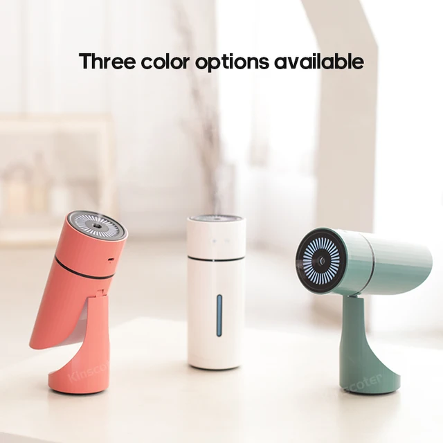260ML Wireless Air Humidifier USB Aromatherapy Diffuser 1000mAh Rechargeable Battery Ultrasonic Cool Mist Maker Quiet Fogger 5