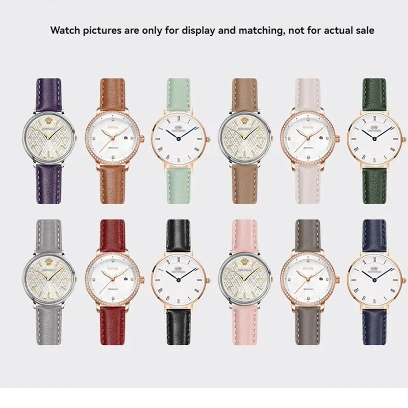 Elegant Quick Release Leather Watch Strap – Soft Cowhide Bracelet
