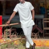 Fashion Short Sleeve Dashiki Outfit