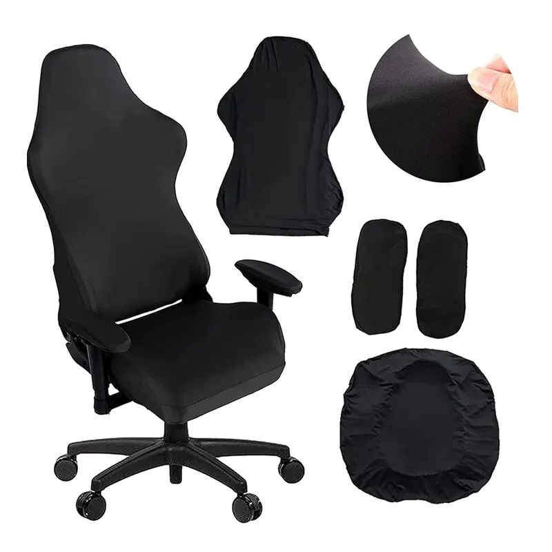 Jacquard Office Chair Cover Elastic Lattice Gaming Chairs Slipcovers  Computer Seat Case Removable Funda Silla Escritorio Home - AliExpress