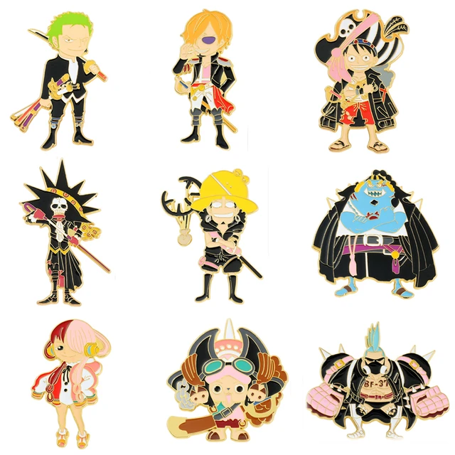 Anime One Piece Luffy Badge Brooch Pin Accessories For Clothes Backpack  Decoration Gift - Badges - AliExpress