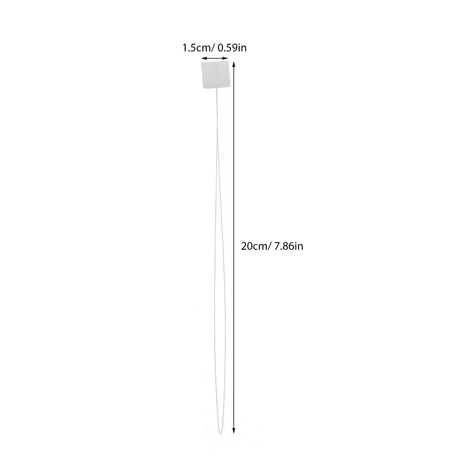 20개입 컴팩트 롱 와이어 루프 실끼우개, 자수실, 두꺼운 원단, 바느질, 뜨개질, 퀼팅용 스틸 바늘 실끼우기 도구