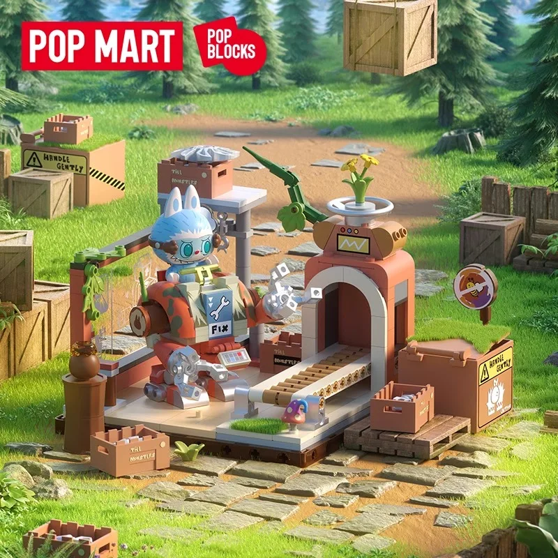 Manga LABB THE MONSTERS Forest Secret Base Building Blocks Gift