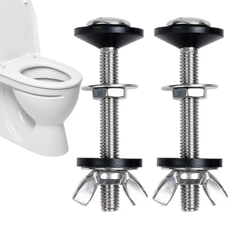 

Toilet Seat Screws Bolts And Nuts Hinges Fastener Stainless Steel Universal Heavy Duty Rustproof Hinge Bolts For Top Mount